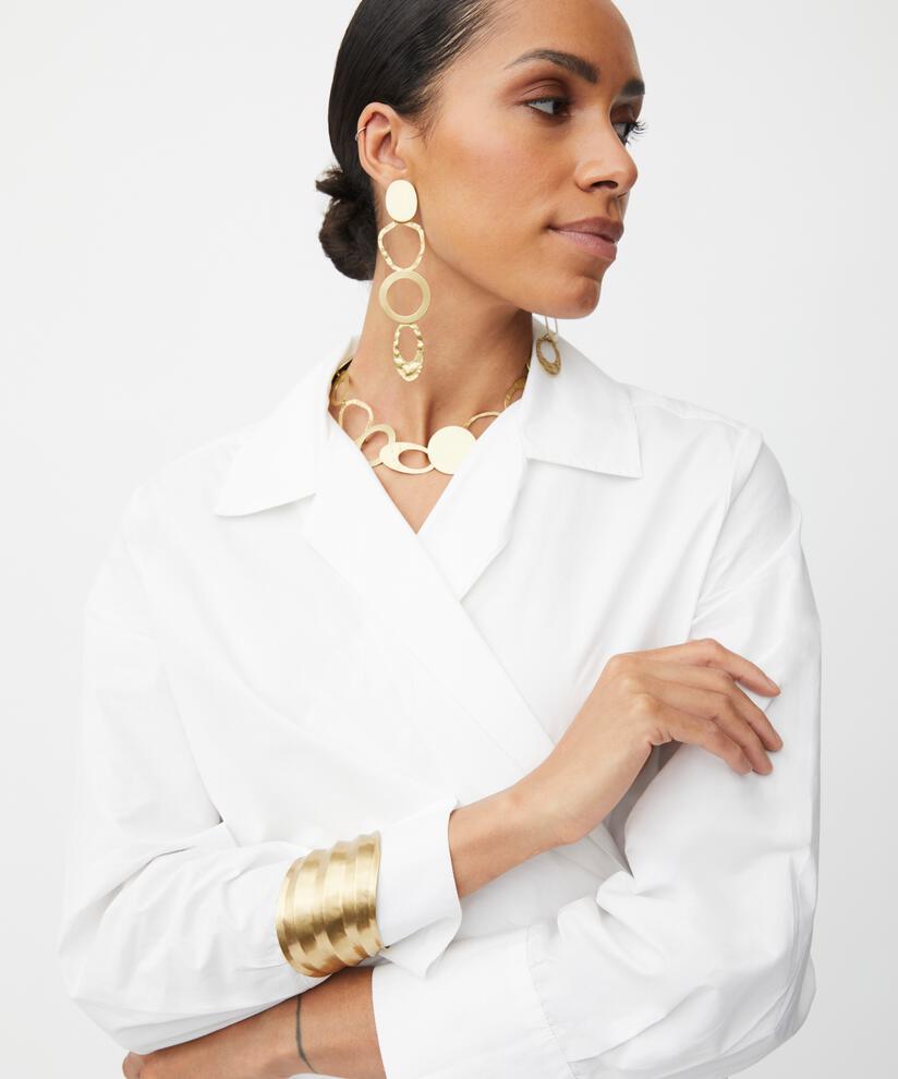 Rumani øreringer, Gold