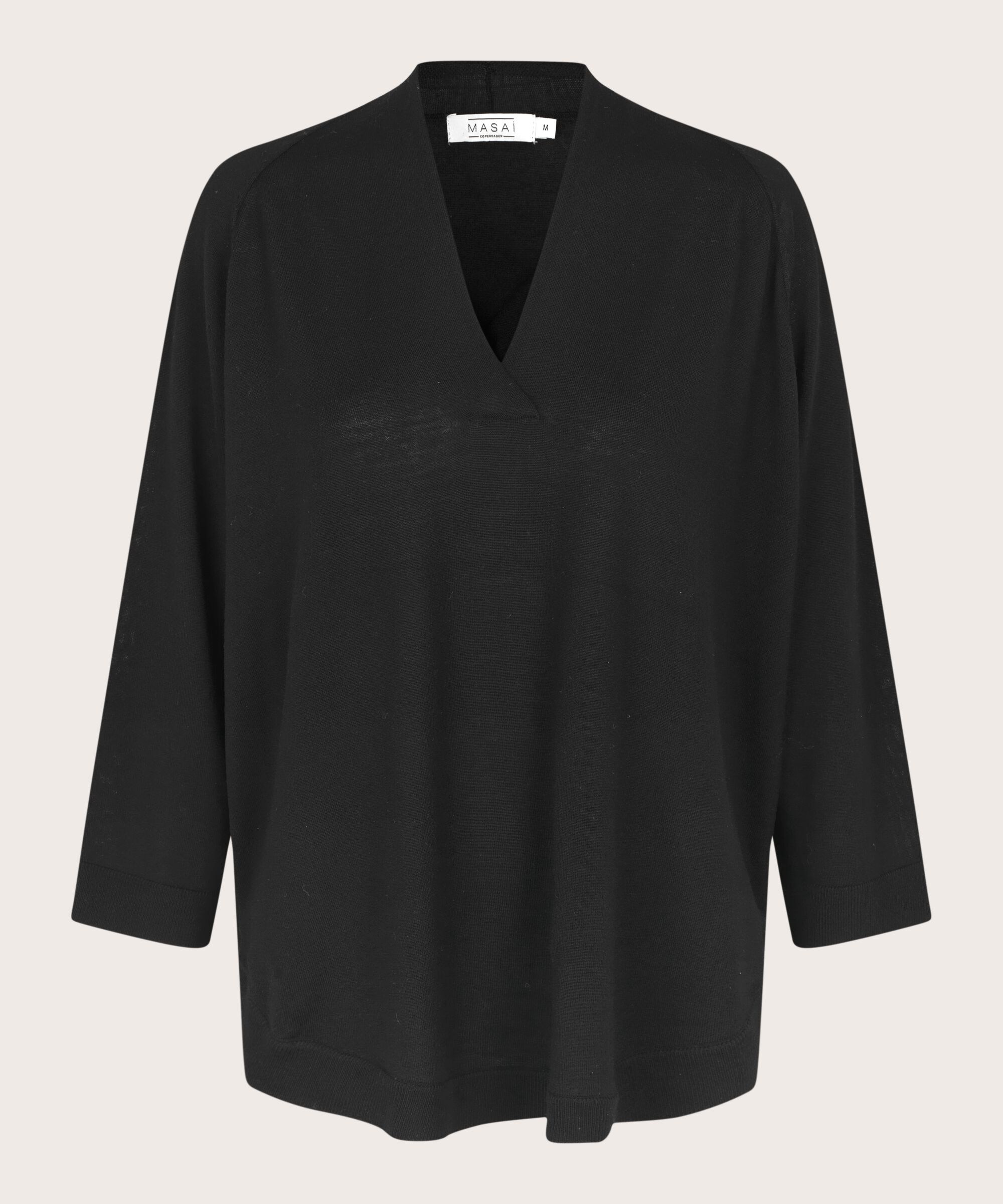 Florice Strikkegenser, Black
