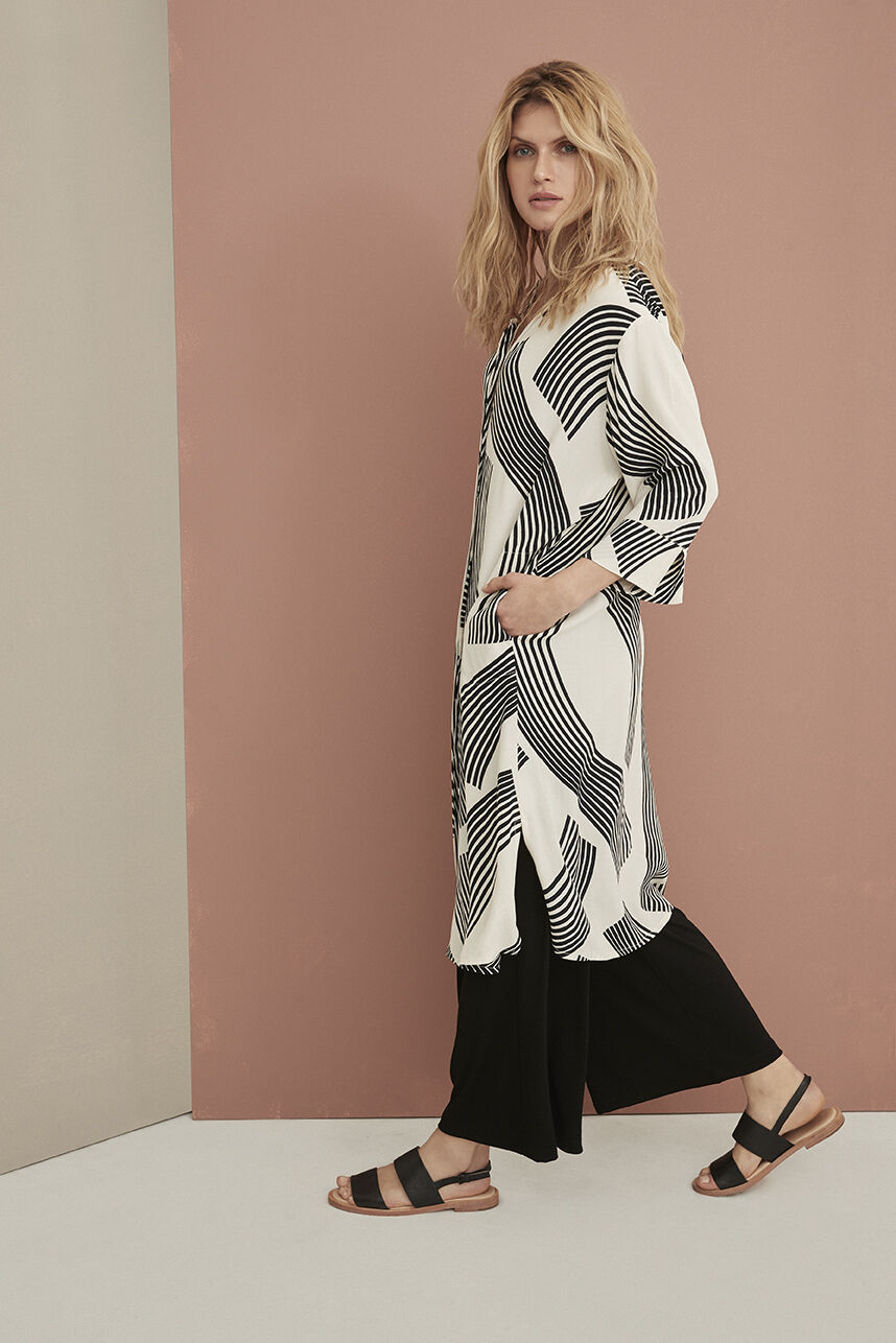 NIMES SKJORTEKJOLE, Black