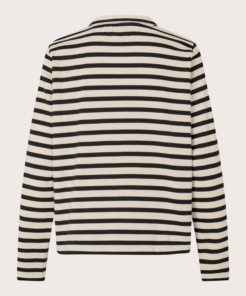 Inette JERSEY Skjorte, Black