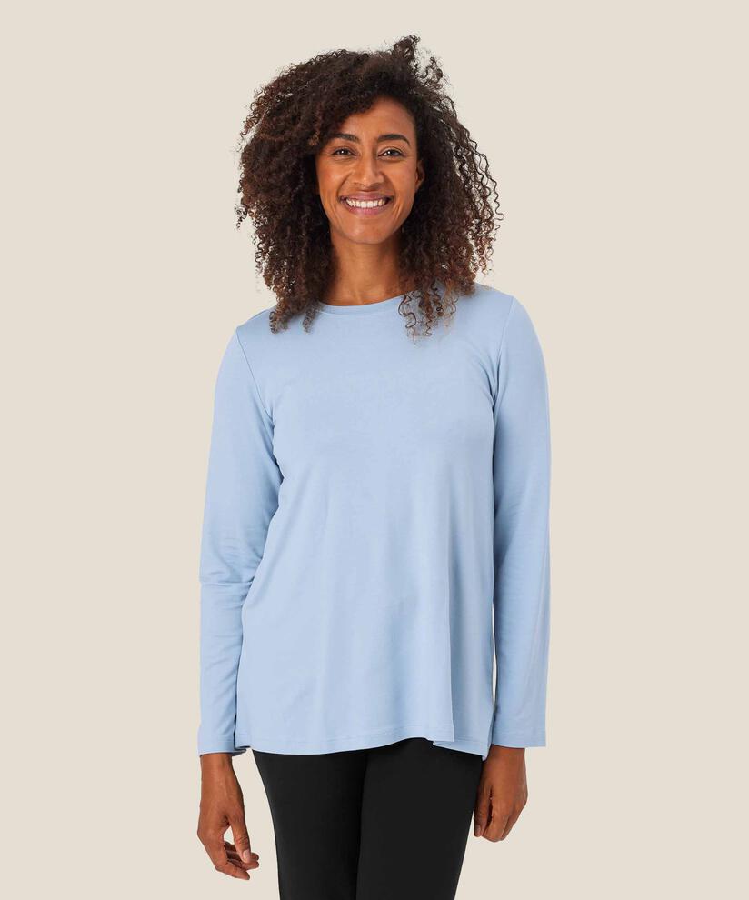 Berta JERSEY Topp, Blue Fog