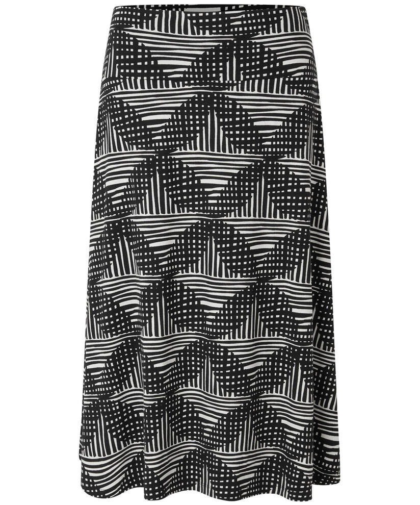 SABA JERSEY SKJØRT, Black