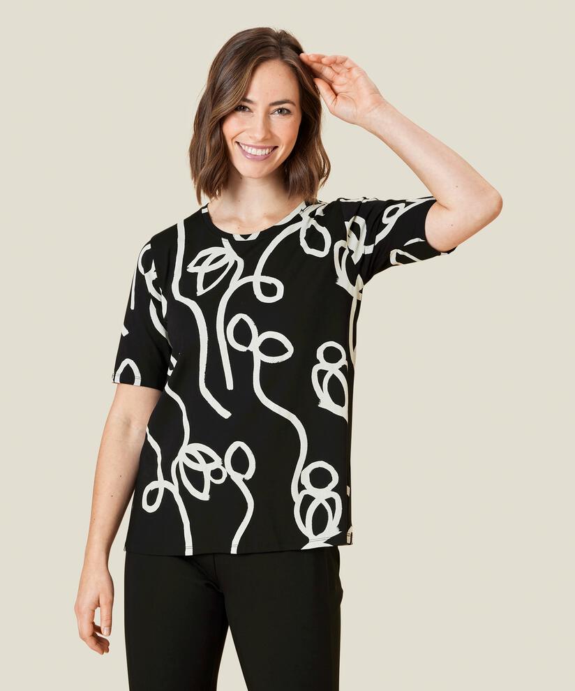 BUTTA JERSEY TOPP, Black