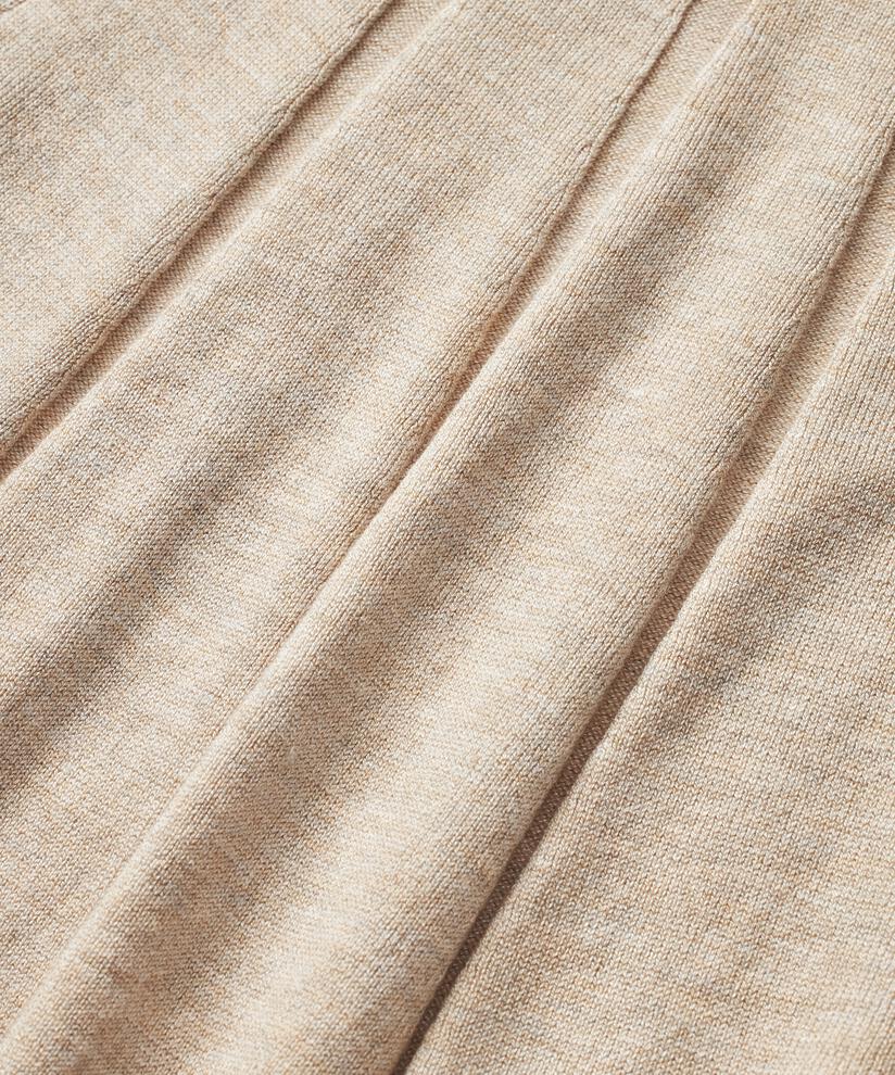 Funse Strikkegenser, L beige mel