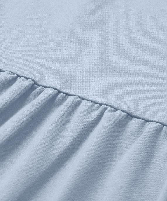 Dema Jersey Topp, Blue Fog