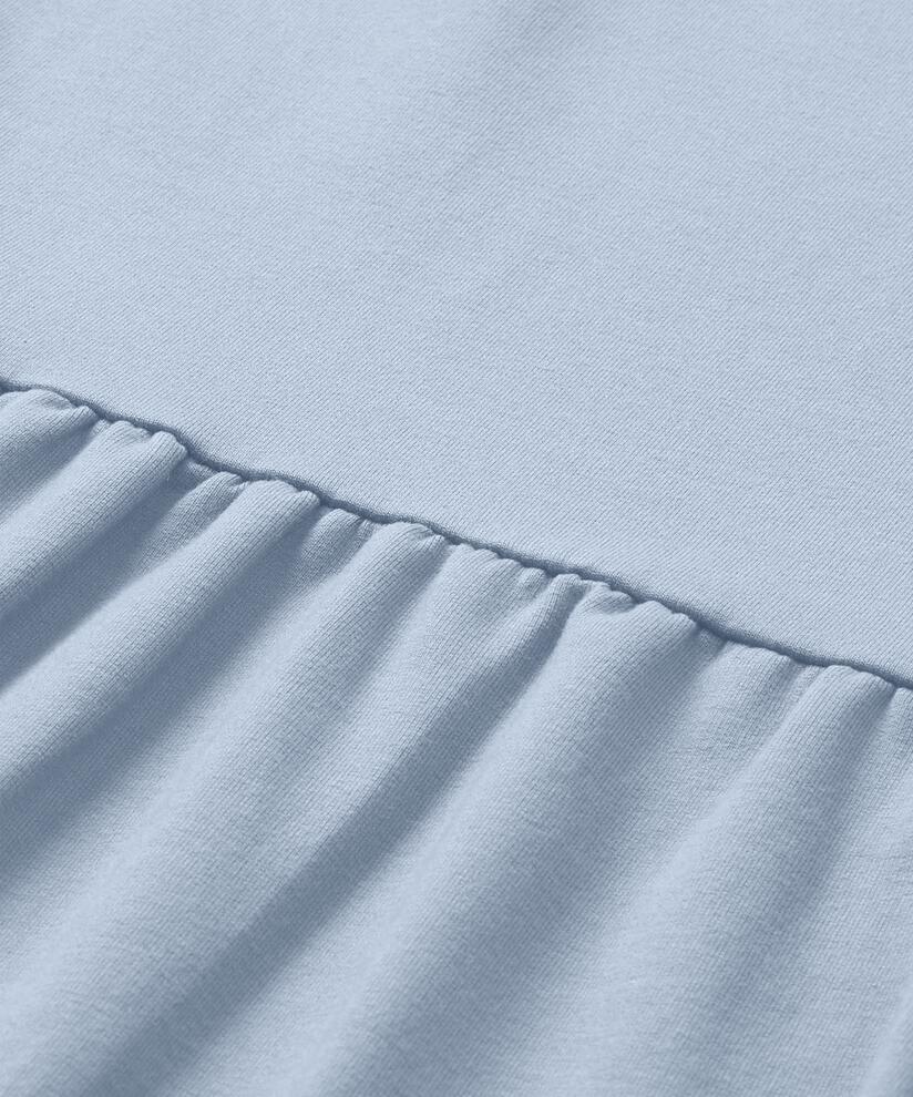 Dema Jersey Topp, Blue Fog