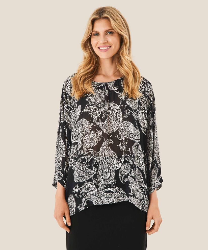 Doritas Bluse, Black, hi-res