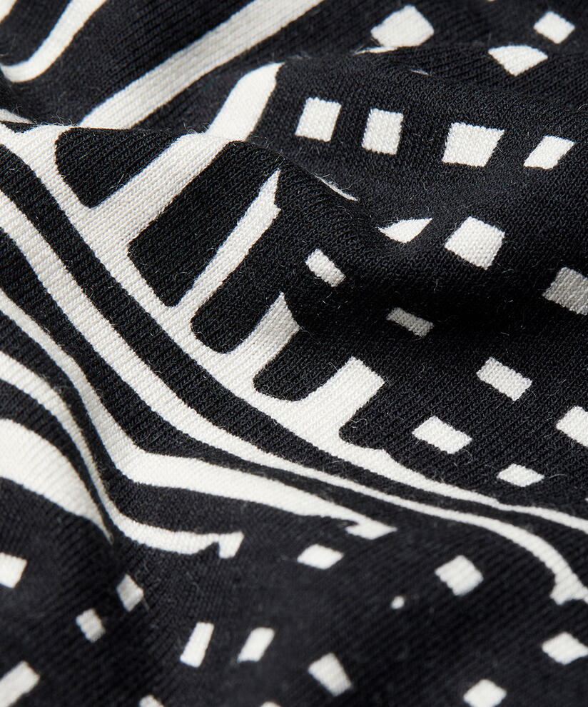 SABA JERSEY SKJØRT, Black