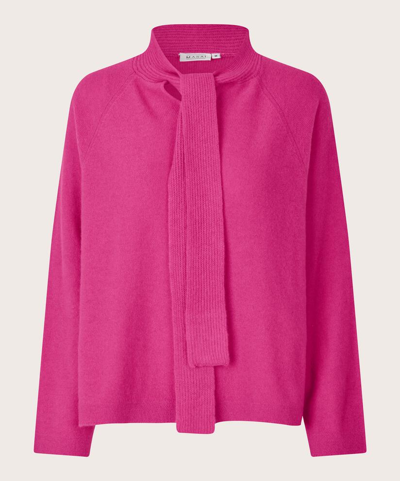 Fadeya Strikkegenser, Fuchsia Red