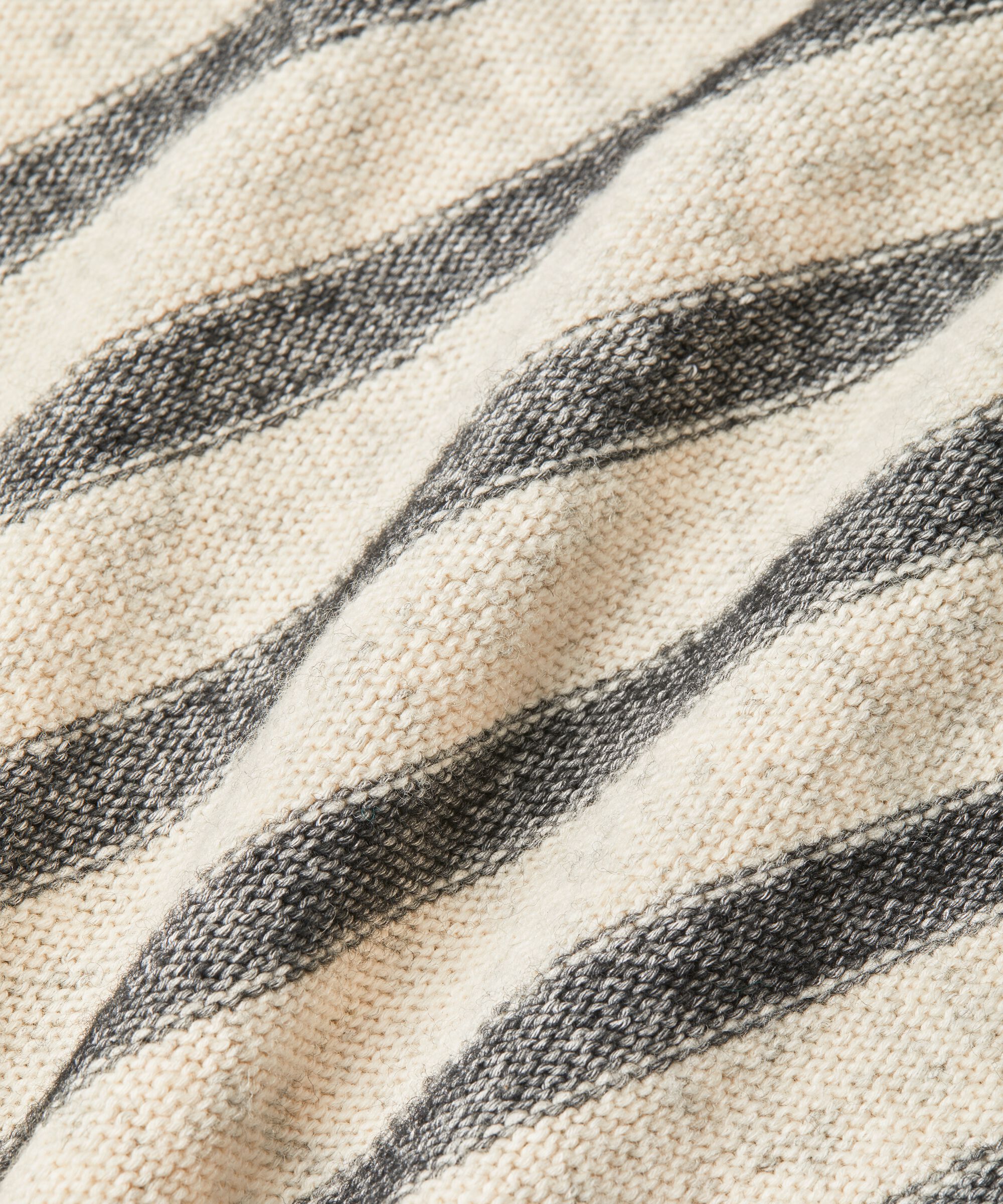 Fultura Strikkegenser, Whc/blk/coffe