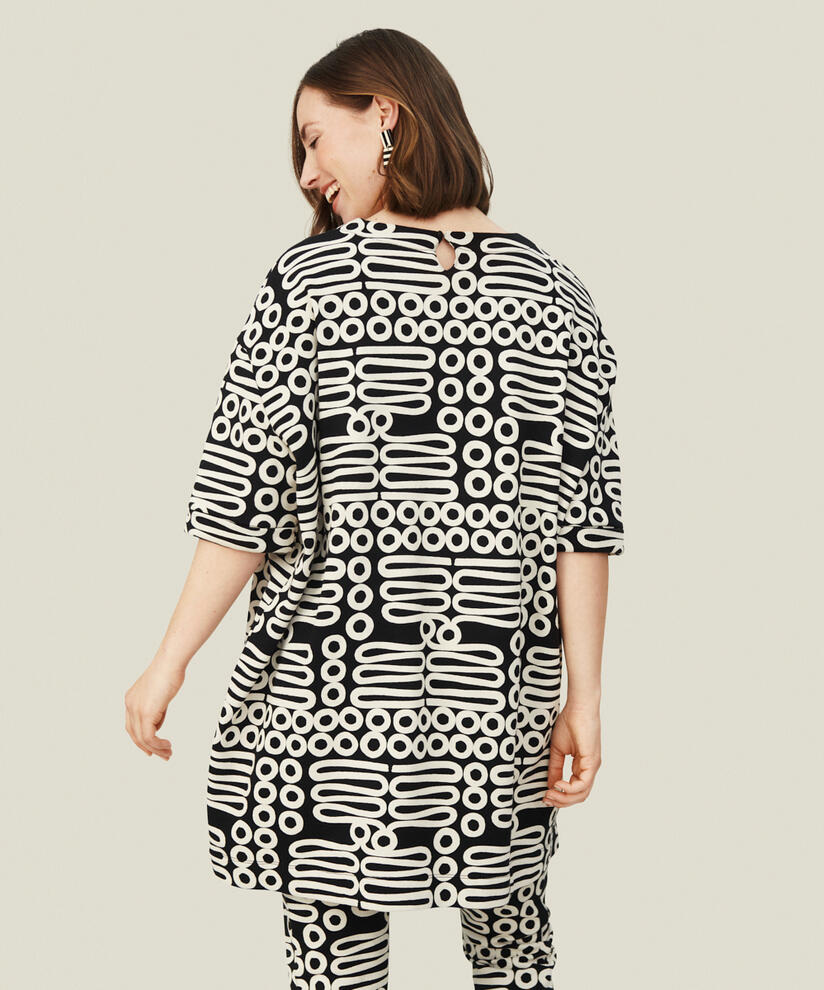 GASLA JERSEY TUNIKA, Black