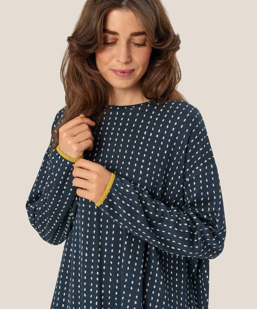 Damira JERSEY Topp, Mood Indigo