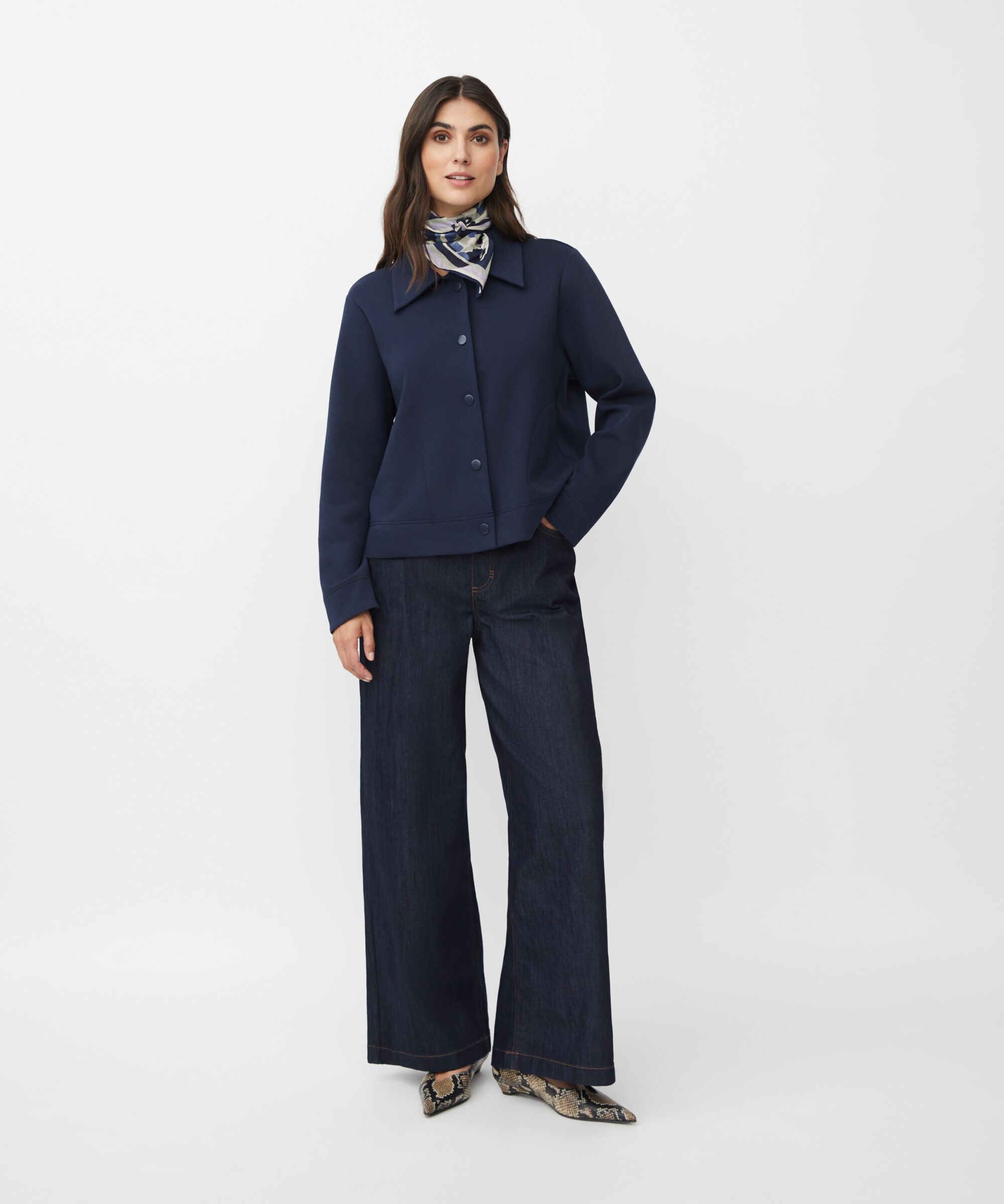 Justino JERSEY Jakke, Navy Blazer