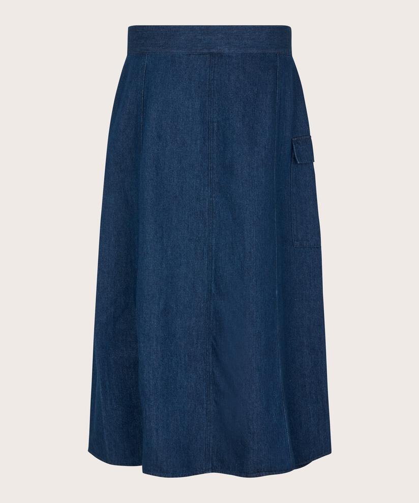 Sanchia Skjørt, Dark Denim