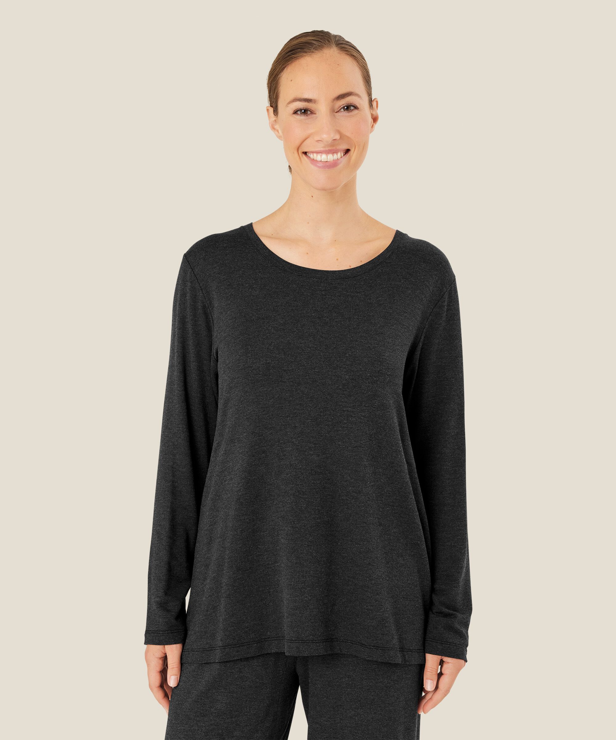 Berta JERSEY Topp, D. Grey mel.