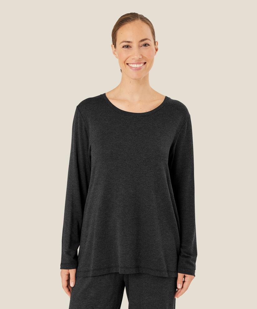 Berta JERSEY Topp, D. Grey mel.