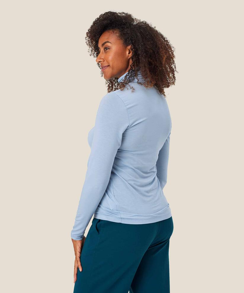 Brooklyn JERSEY Topp, Blue Fog