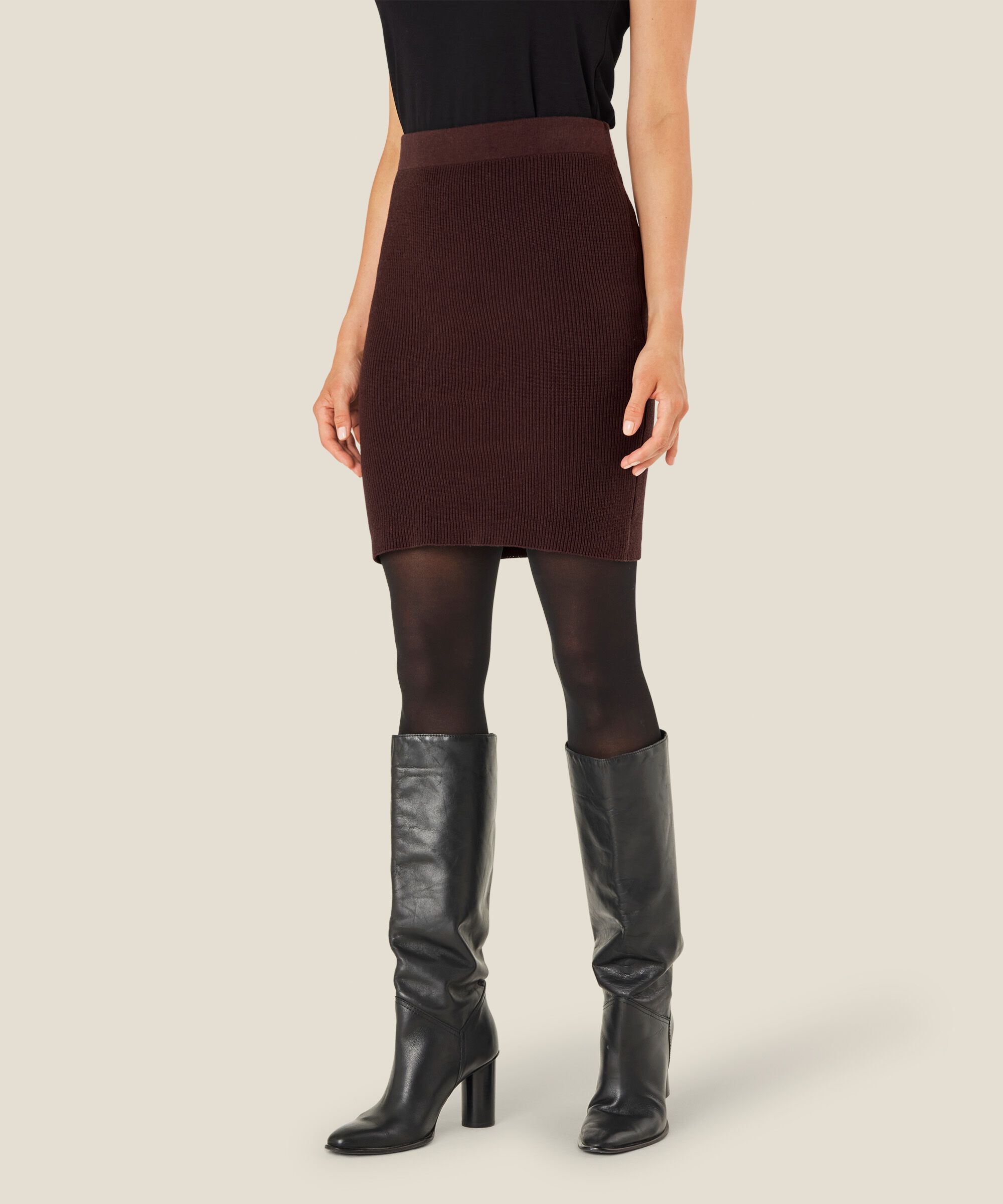 Syllie Skjørt, Coffee Bean