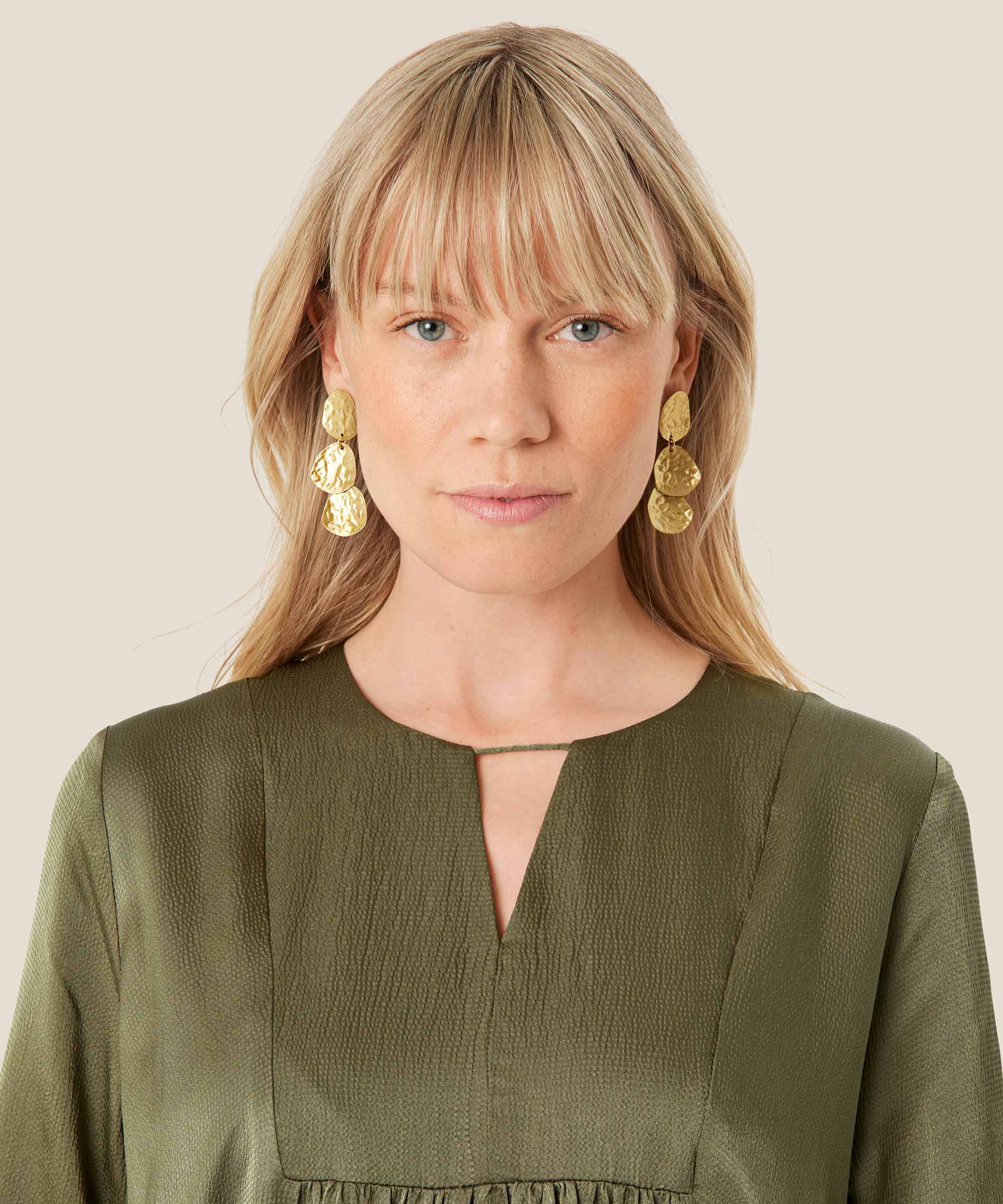 Reesel Øreringer, Gold