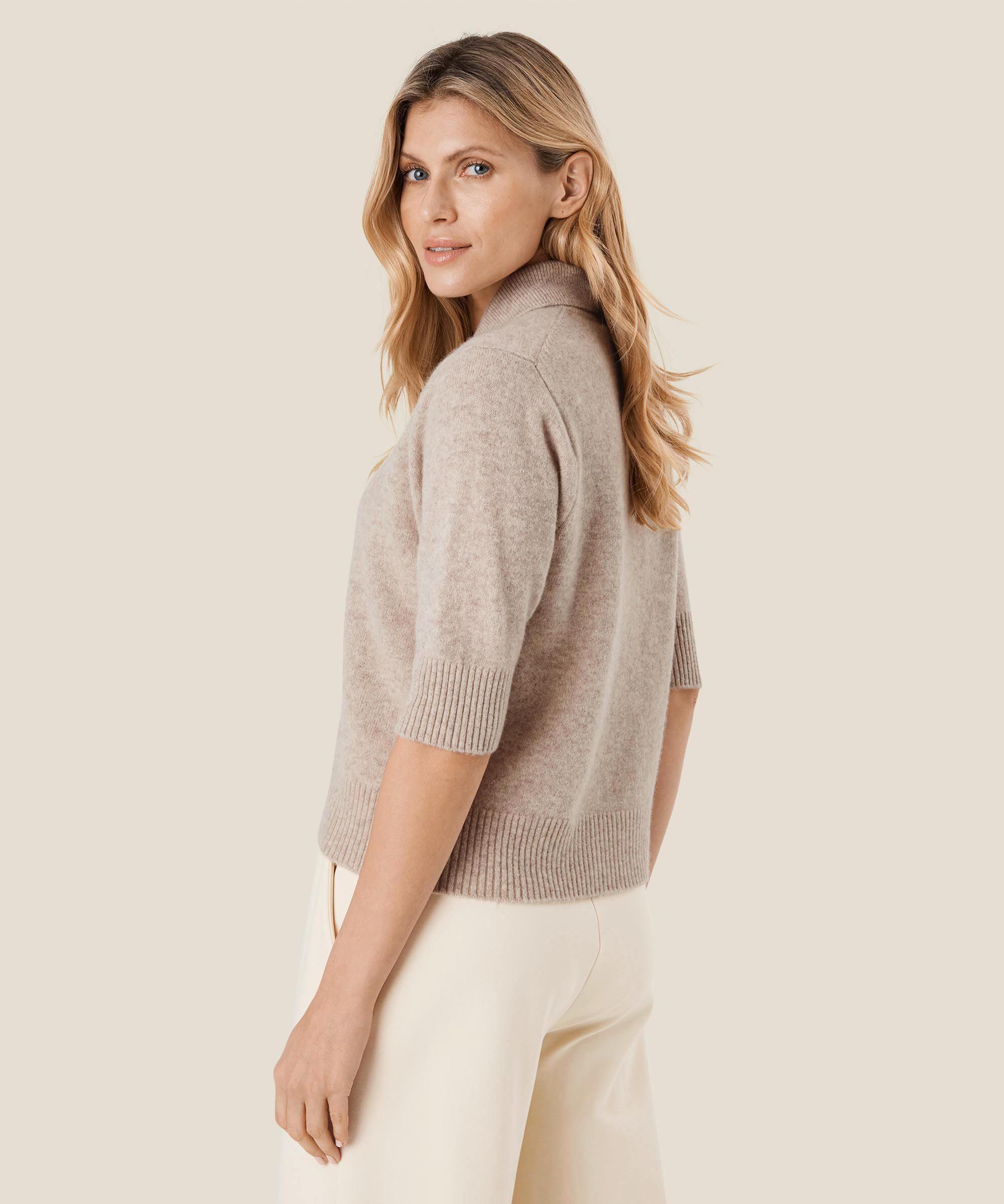 Liva Cardigan, L beige mel