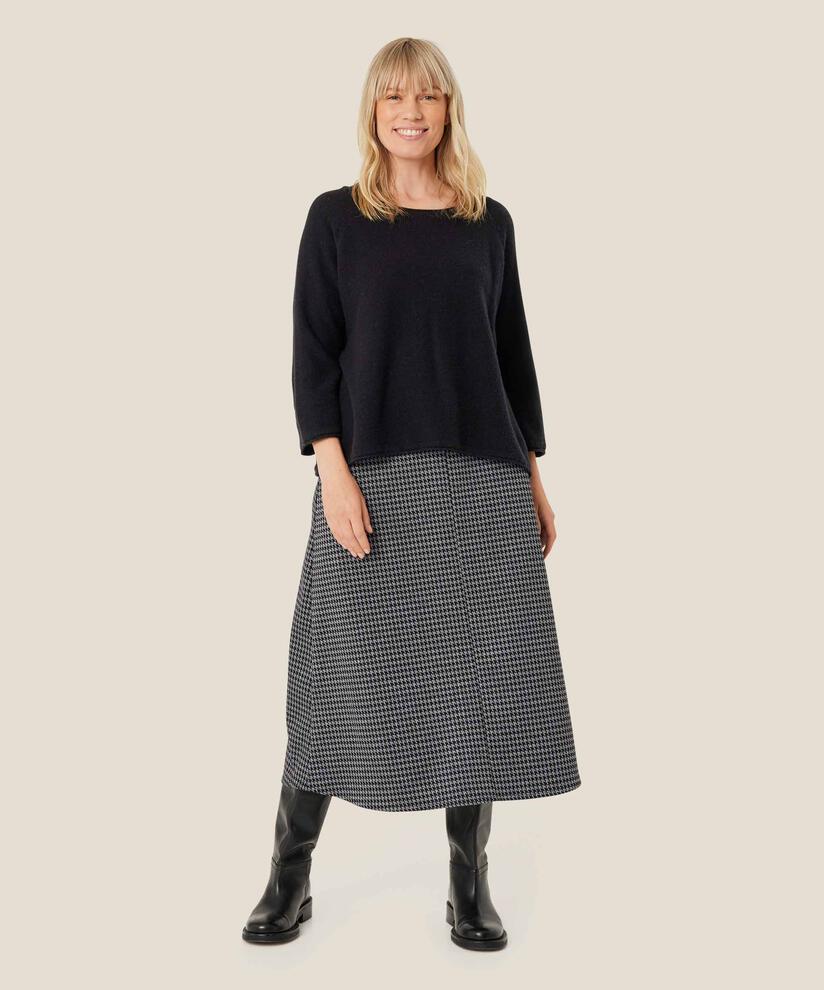 Sarawati JERSEY Skjørt, Black