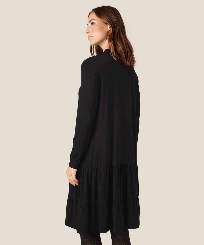 NORIS JERSEY KJOLE, Black