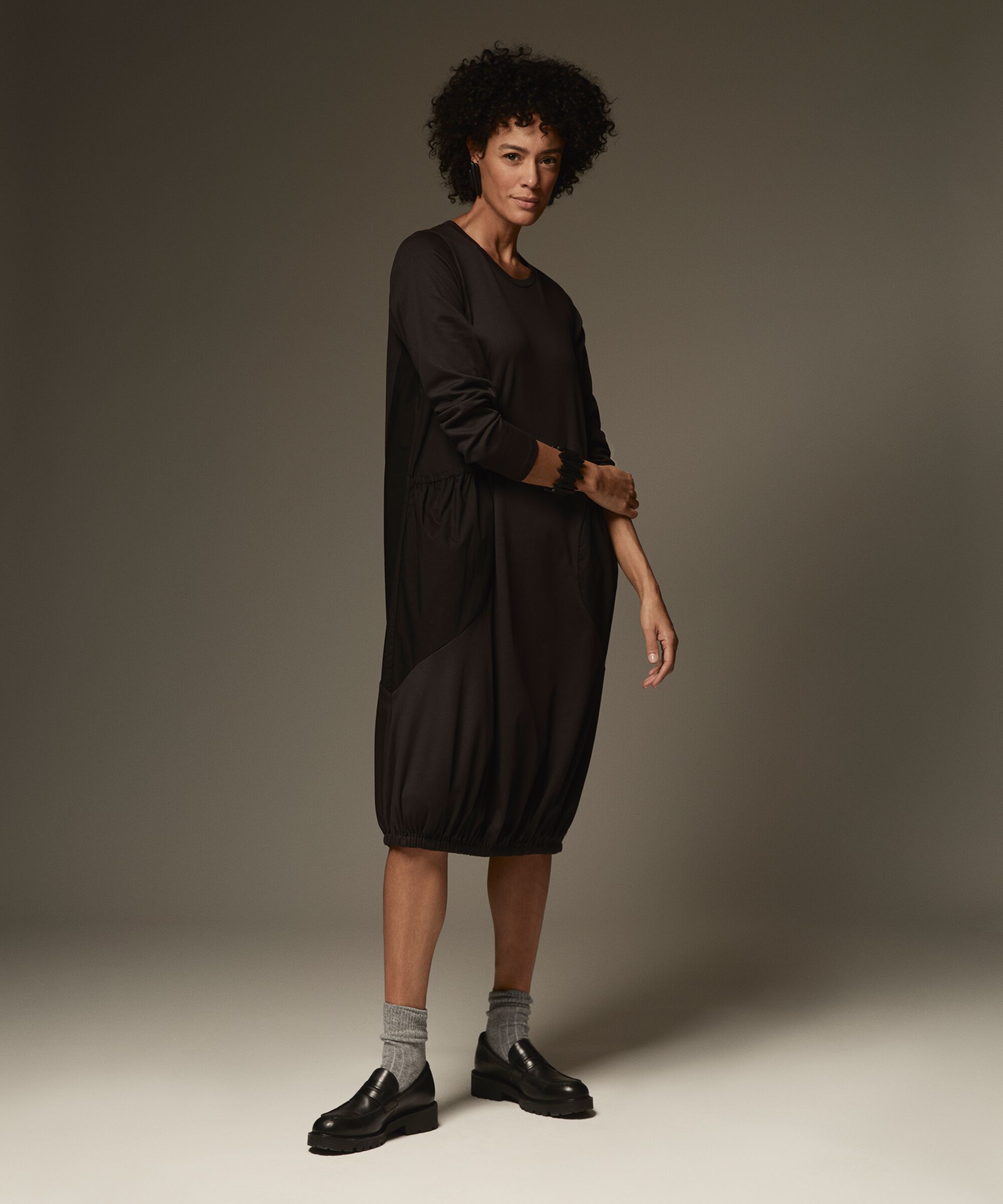 Nyphira JERSEY Kjole, Black