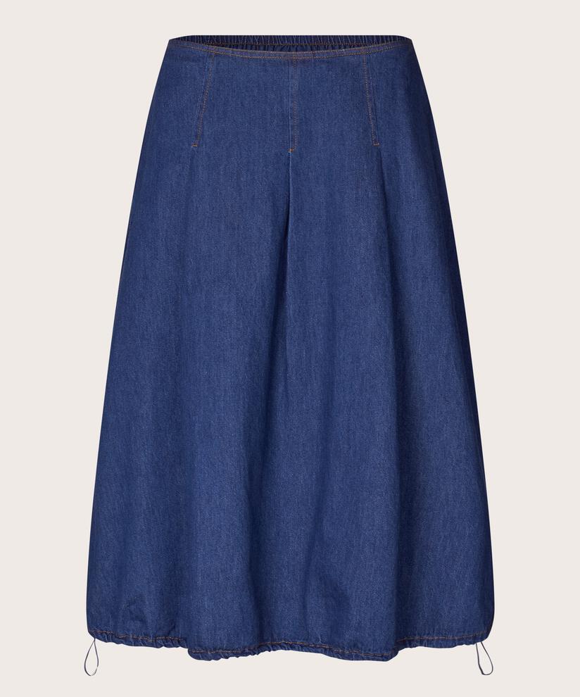Stephi Denim Skjørt, Dark Denim