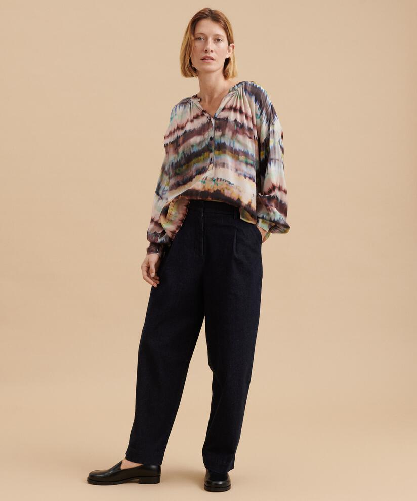 Dolma Bluse, Misty Rose