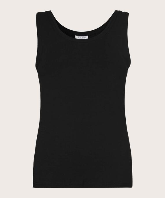 Els JERSEY Topp, Black