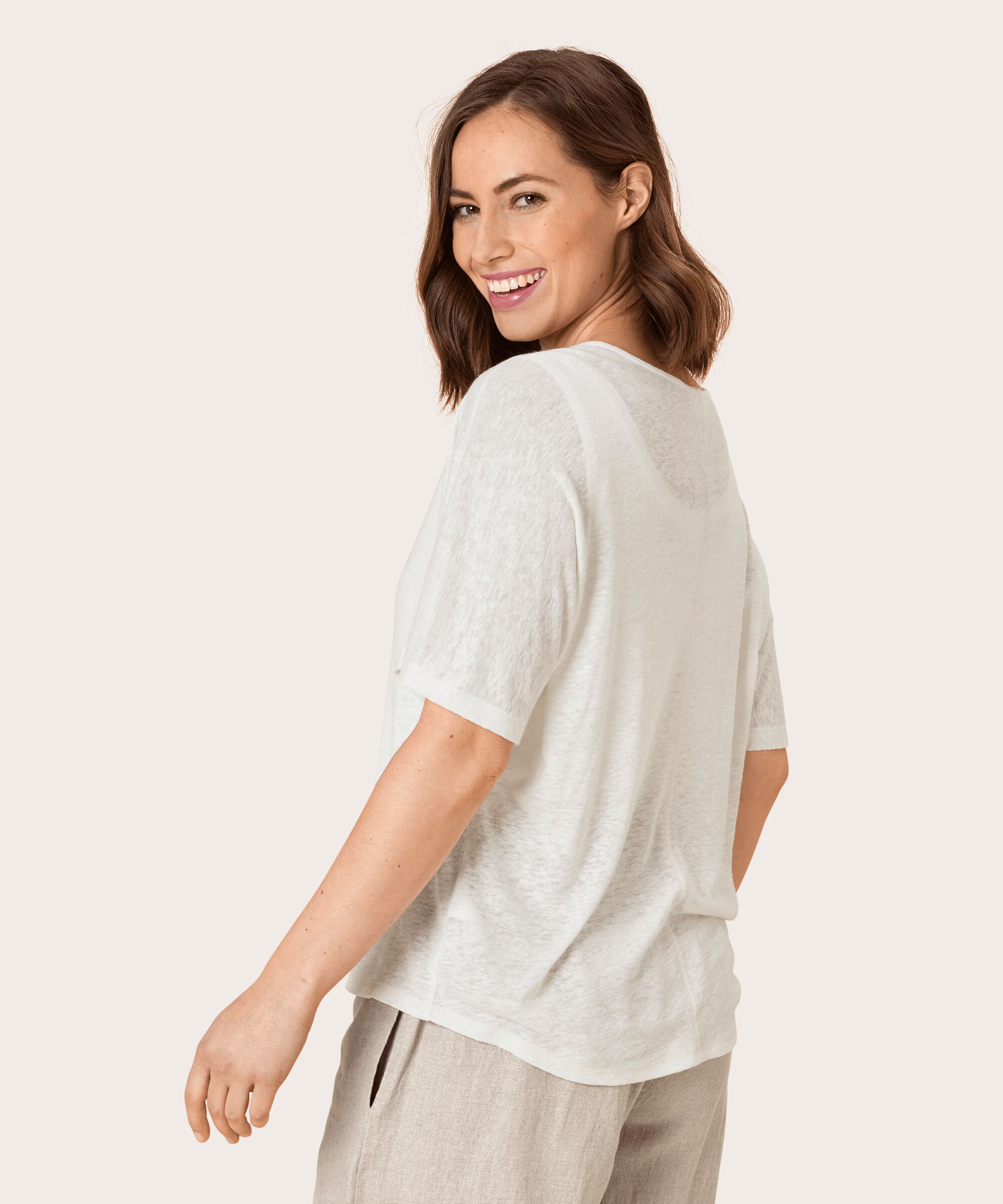 DENA JERSEY TOPP, White