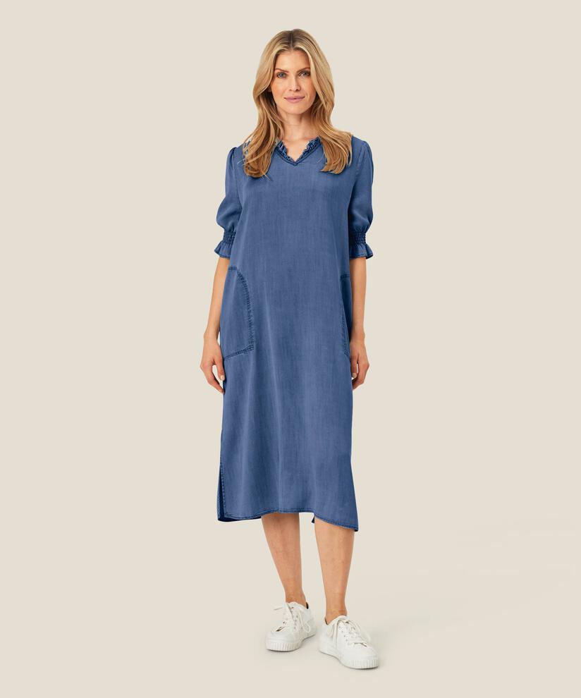 Nydelana Denim Kjole, Washed denim