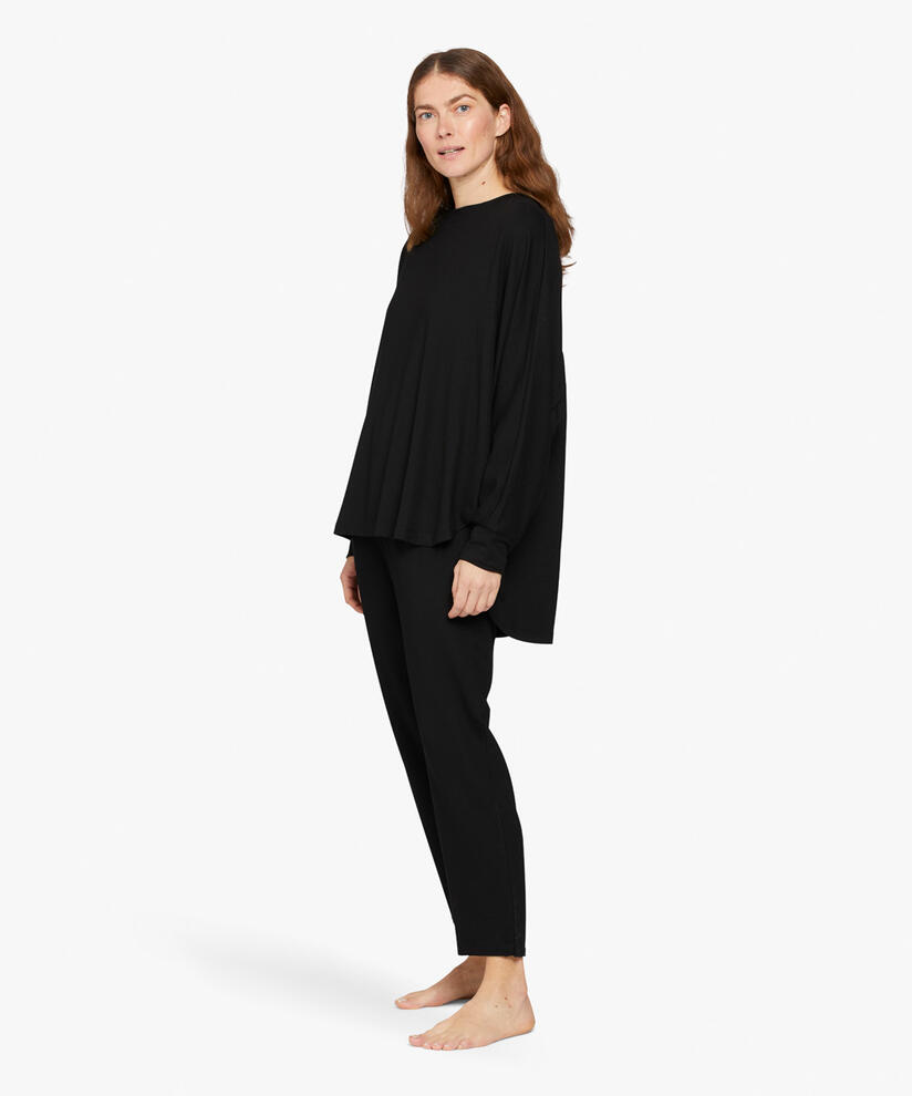 DEMA JERSEY TOPP, Black