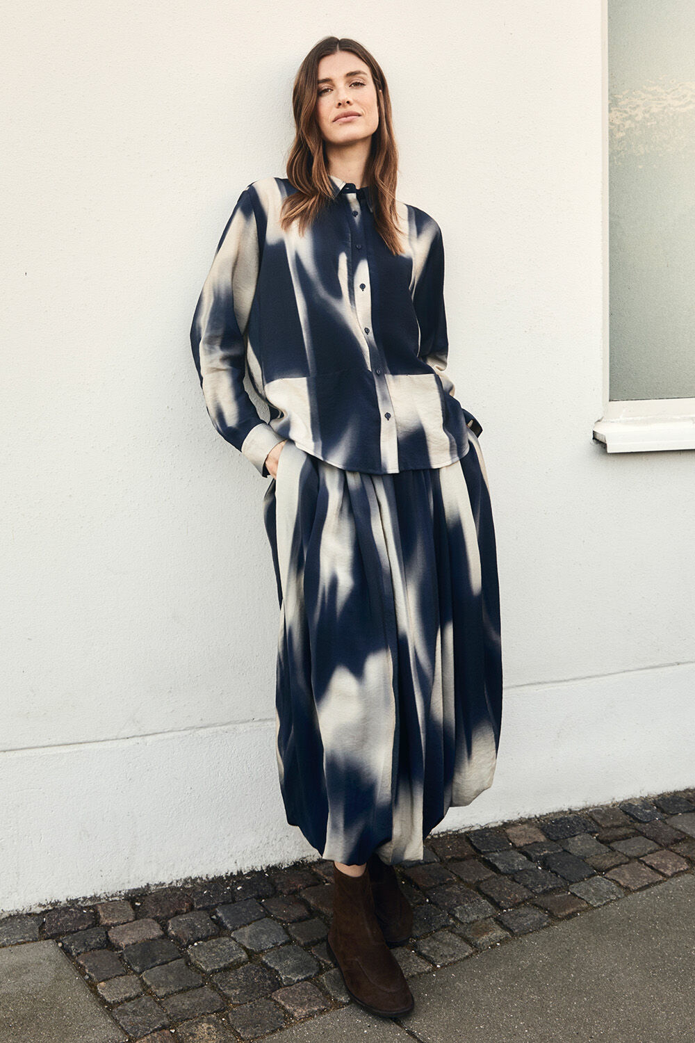 Inanne skjorte - Navy Blazer, Saraid skj&oslash;rt - Navy Blazer