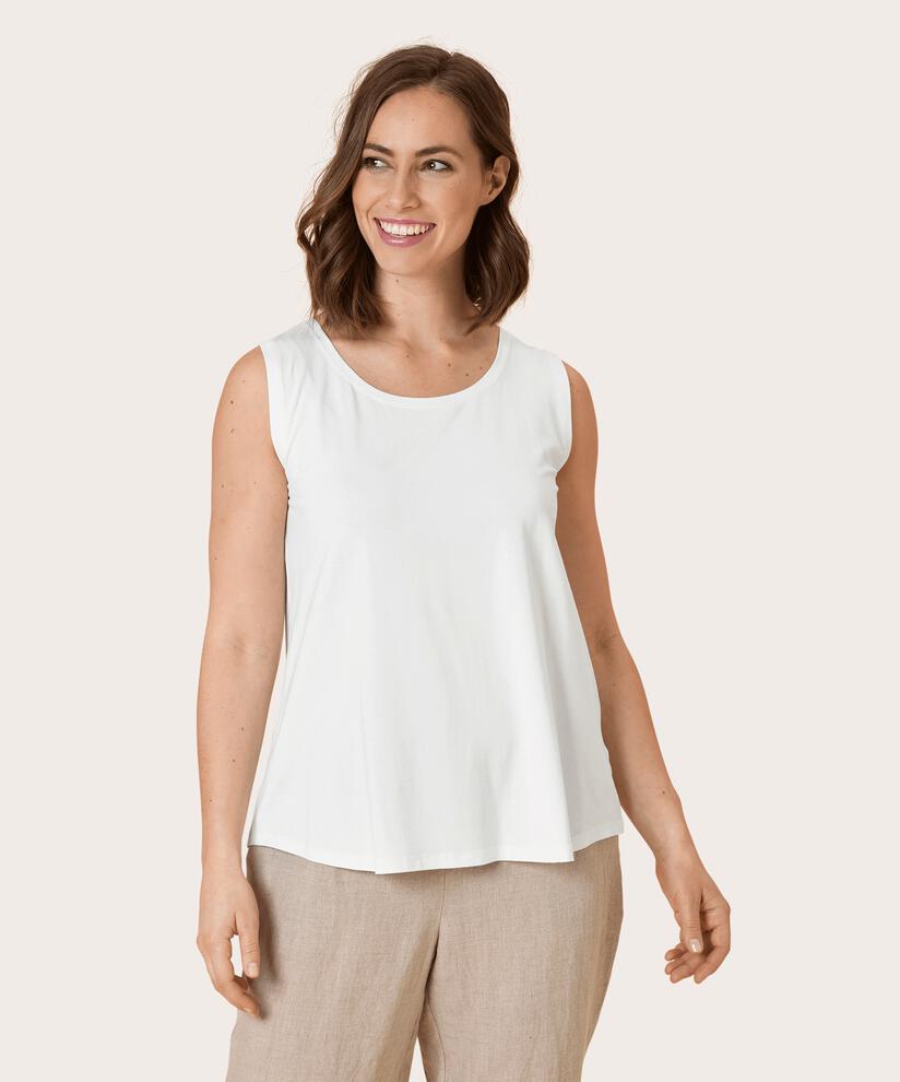 ELISA JERSEY TOPP, White, hi-res