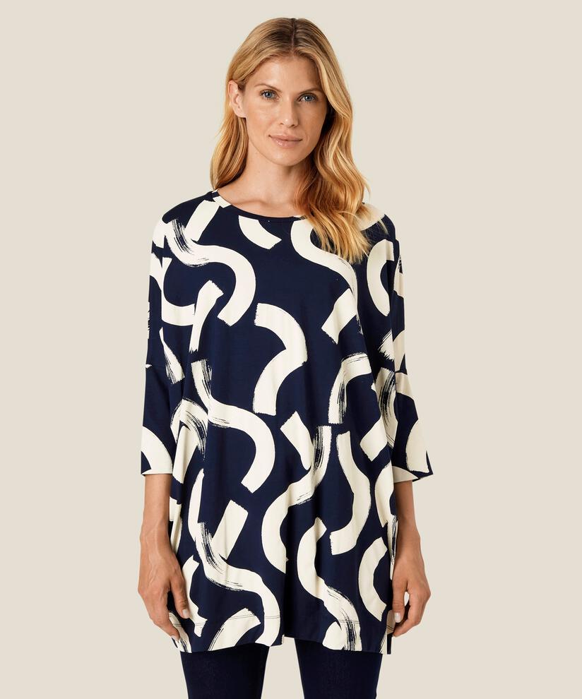 Gabini JERSEY tunika, Navy