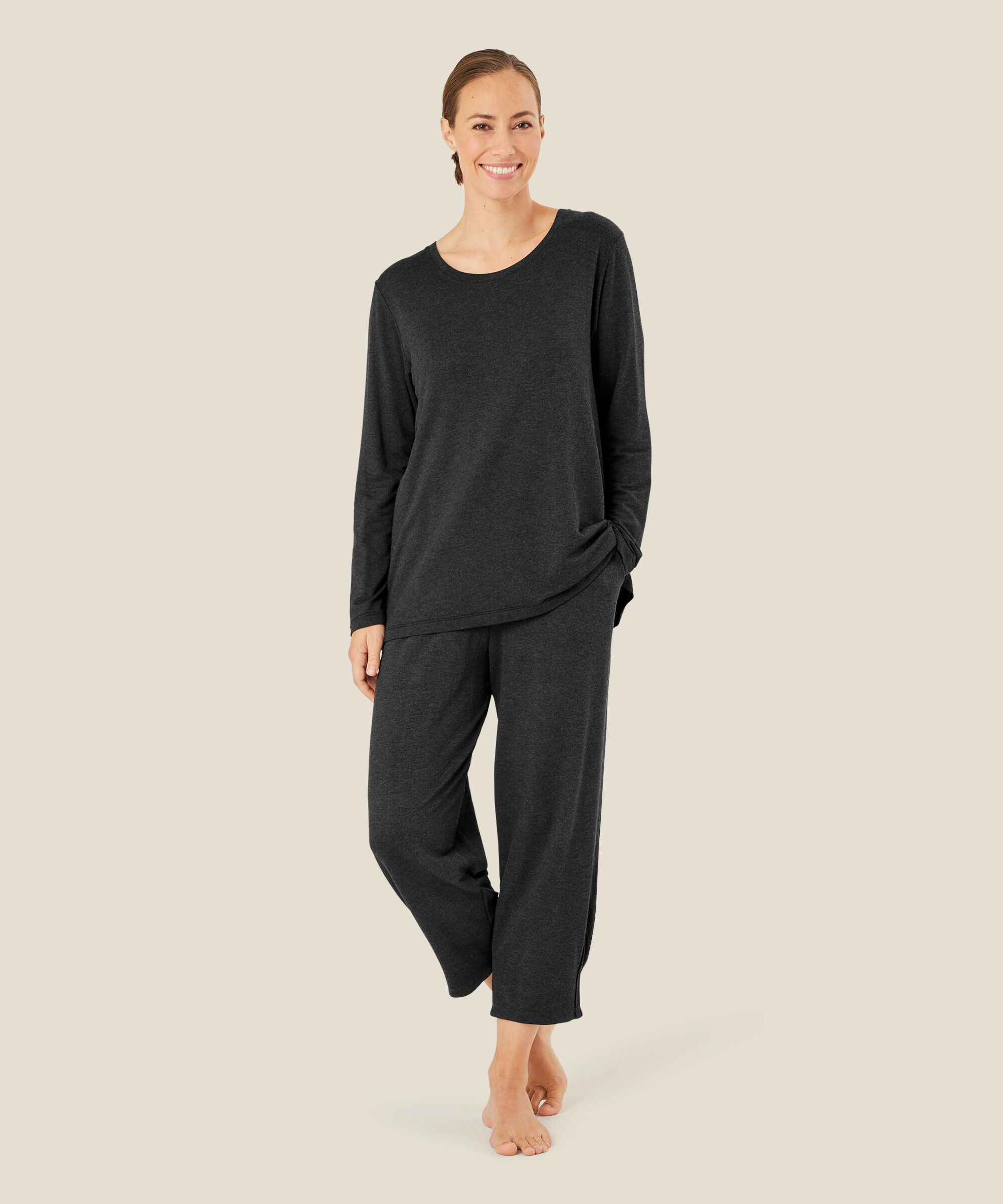 Berta JERSEY Topp, D. Grey mel.