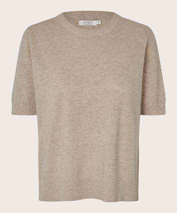 Fallan Strikkegenser, Beige melange