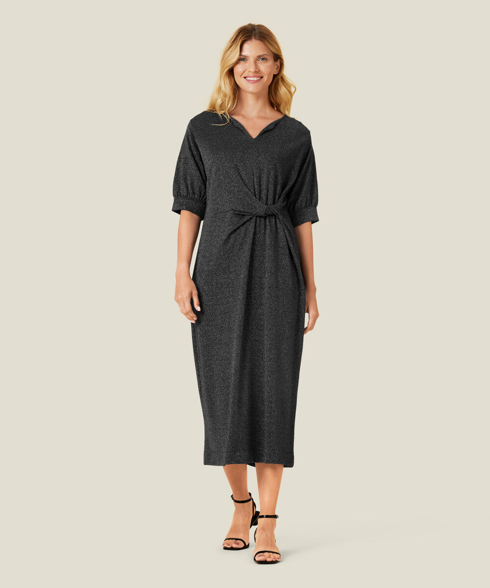 NYOMA JERSEY KJOLE, Black