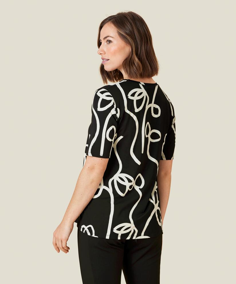 BUTTA JERSEY TOPP, Black