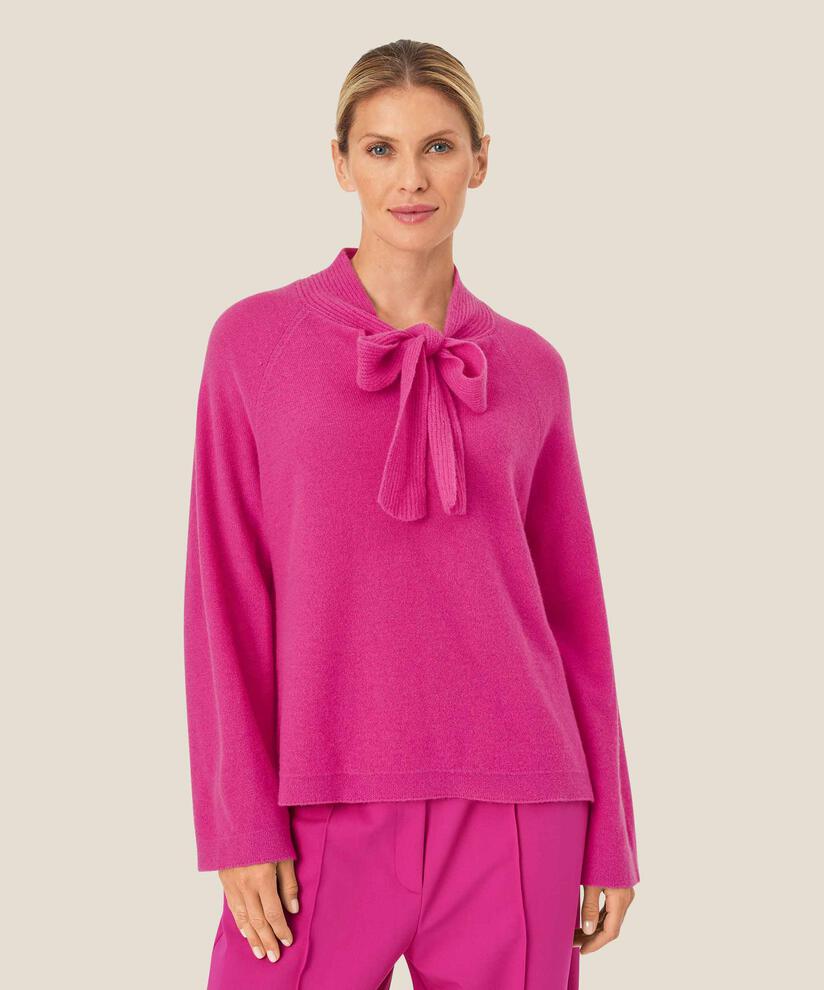 Fadeya Strikkegenser, Fuchsia Red