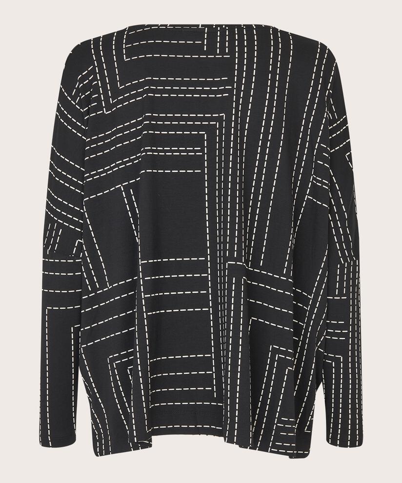 Barr Jersey Topp, Black