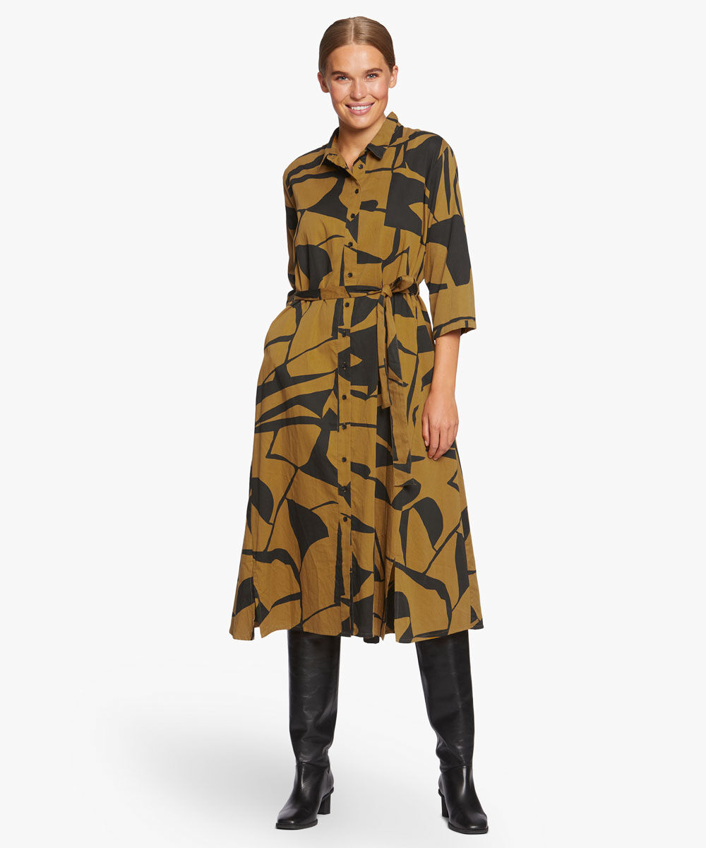 NINETTE SKJORTEKJOLE, Tapenade