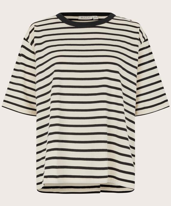 Doreann Jersey Topp, Black