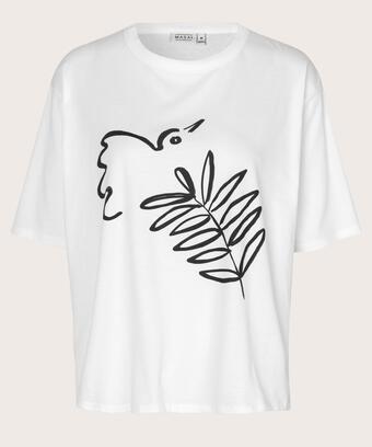 Doreann JERSEY Topp, White, hi-res