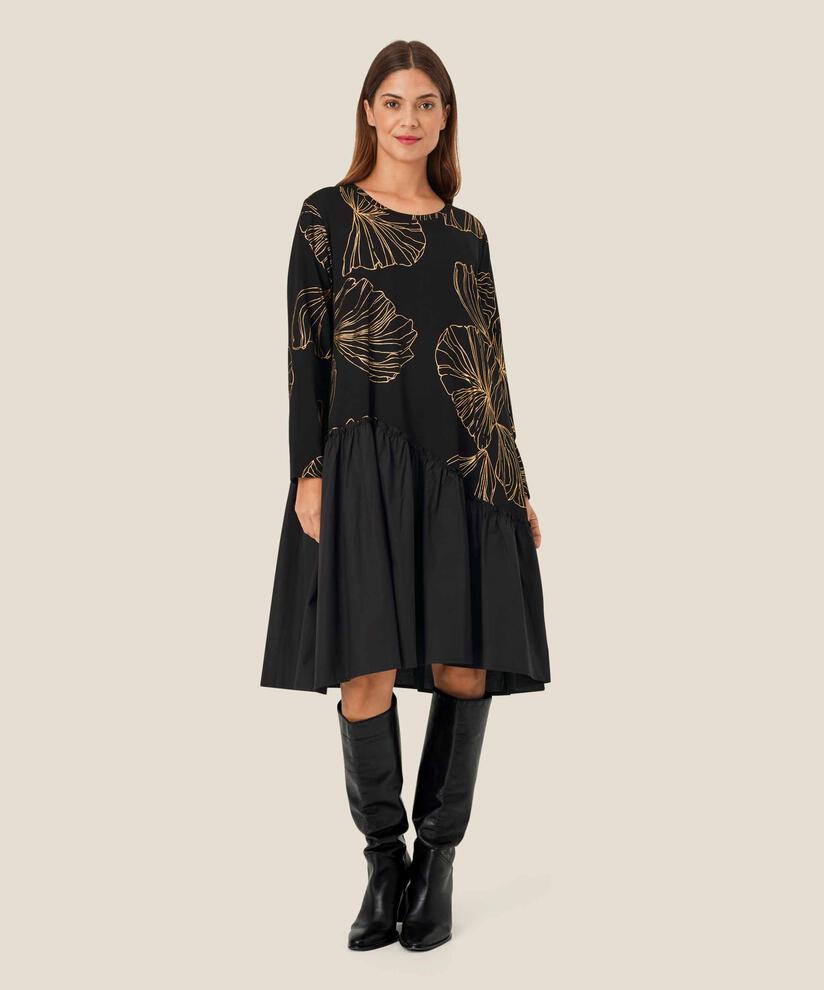 Nellina JERSEY Kjole, Gold