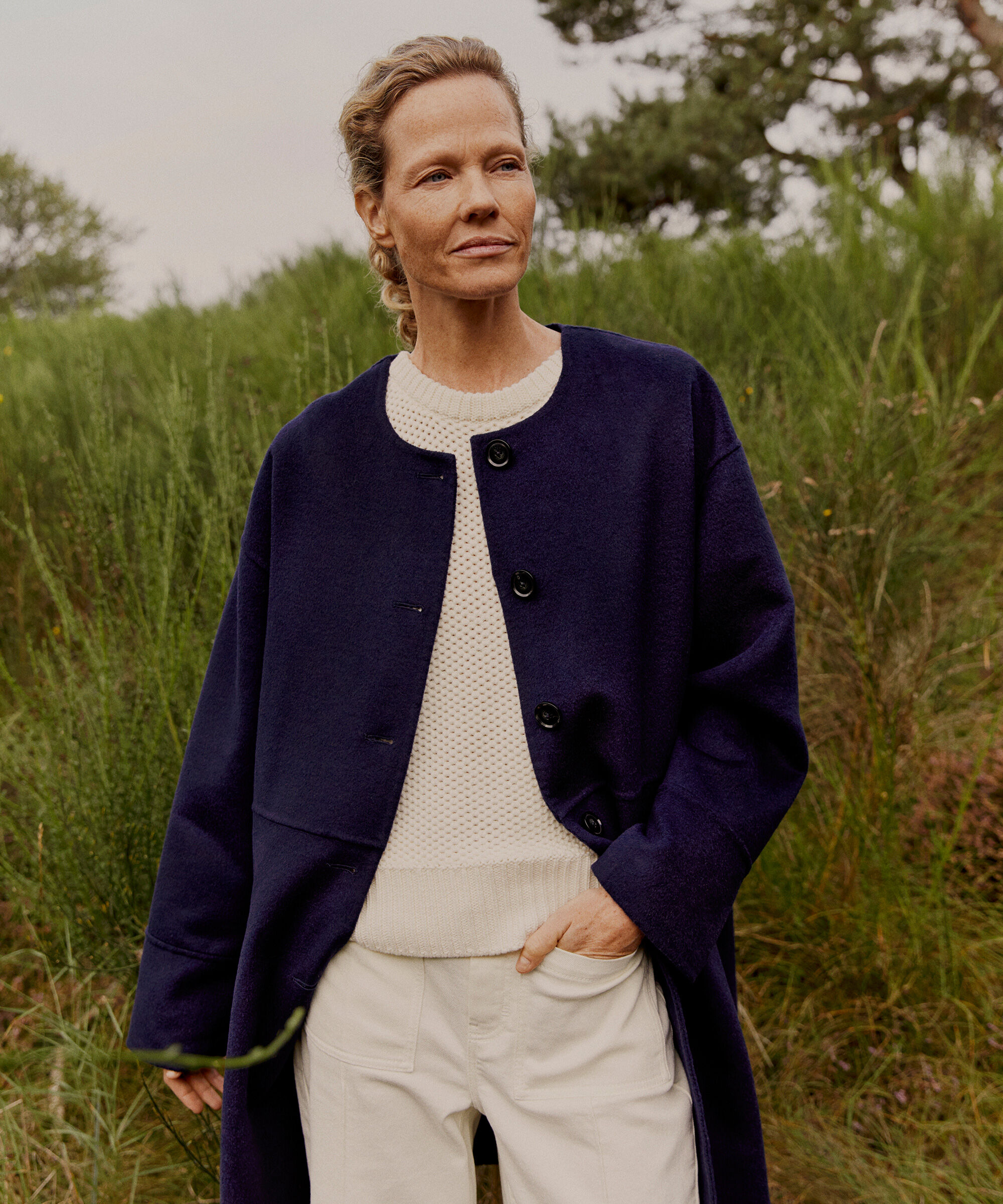 Tinsley K&aring;pe, Maritime Blue