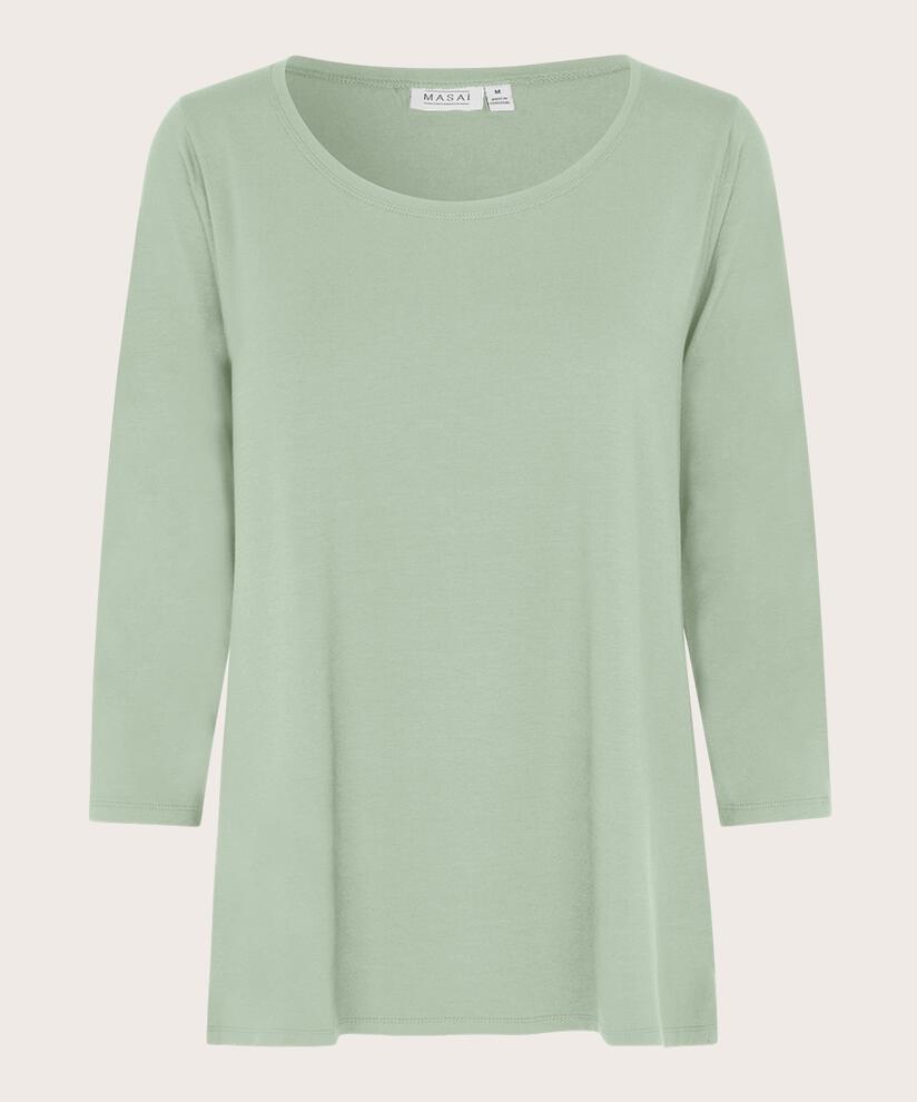 Cecille JERSEY Topp, Frosty Green