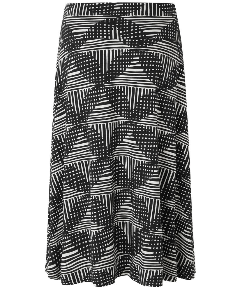 SABA JERSEY SKJØRT, Black