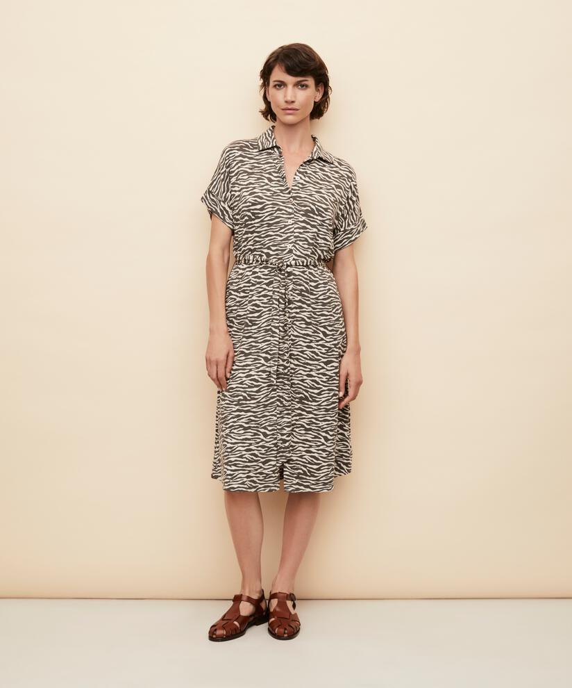 Nerithia JERSEY Skjortekjole, Raven